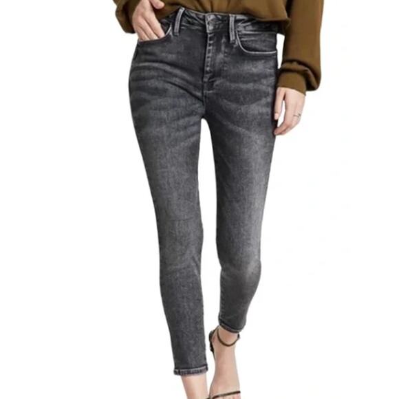 Frame Denim Women's Grey Le One Skinny Jeans Size 2 - Picture 1 of 8